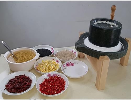 Miniatura 6 de Molinillo de grano Molino de mano de grano hecho a mano, molinillo de piedra de granito natural, molinillo de piedra de mano, molino de pasta de