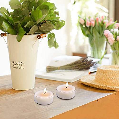 Soyyla Jasmine Tealights Candles, 12 Pack Clear Cups Soy Candles Long Lasting Tea Lights For Weddings Birthday Festival Celebration Party Candle Gardens #TOP5