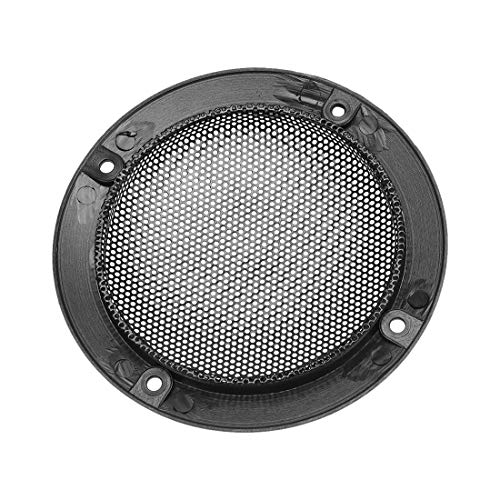 Uxcell Speaker Grill Cover 4 Inch Mesh Decorative Circle Subwoofer Guard Protector Black #TOP2