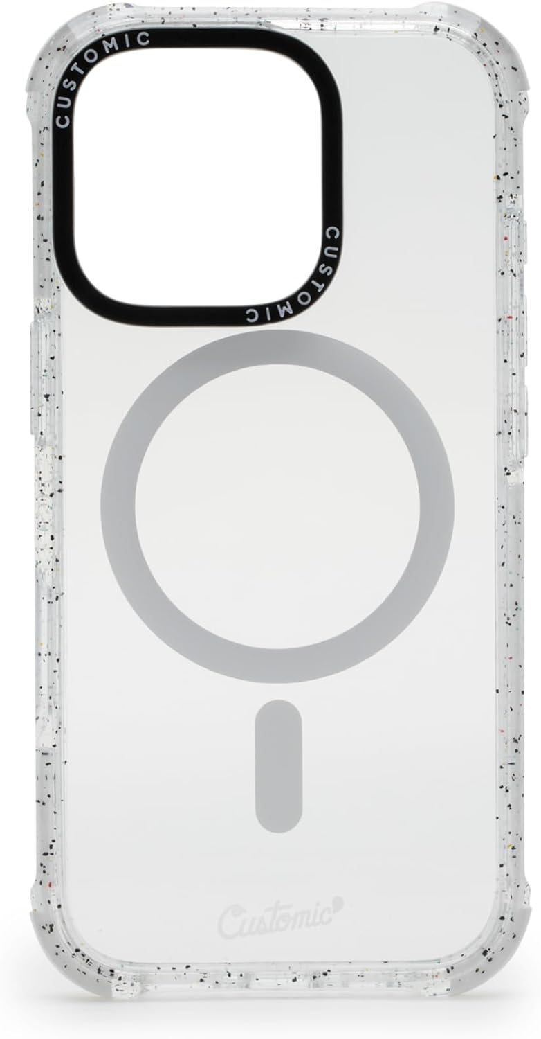 Customic Capinha Case Capa para Celular iPhone 16 Pro (6.3”), Impactor Space Anti Impacto Proteção Militar 4 metros contra quedas, Compatível Mag-Safe, Antiamarelamento, Transparente