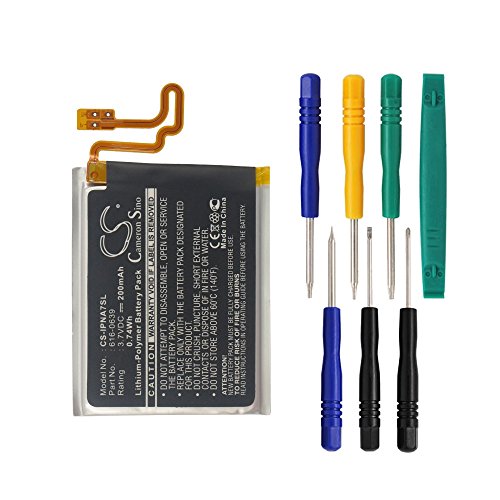 Cameron sino Li-Polymer Replacement Battery 200mAh for Apple iPod Nano 7th, iPod Nano 7 with Tools Kit