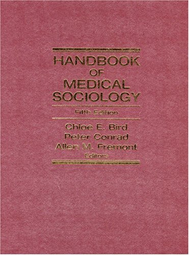 Handbook of Medical Sociology