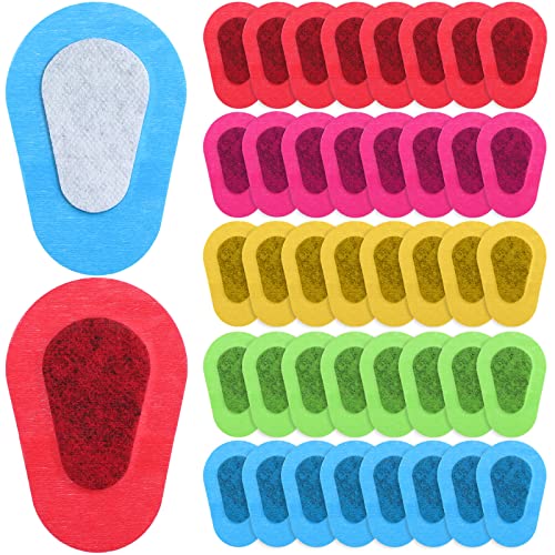Image of Panitay 40 Pcs Eye Patches for Adults,3 X 2 Inch,Colorful | Disposable Breathable Medical Bandage, Adhesive Design for Amblyopia Lazy Correction Therapy, Daily Use Patches