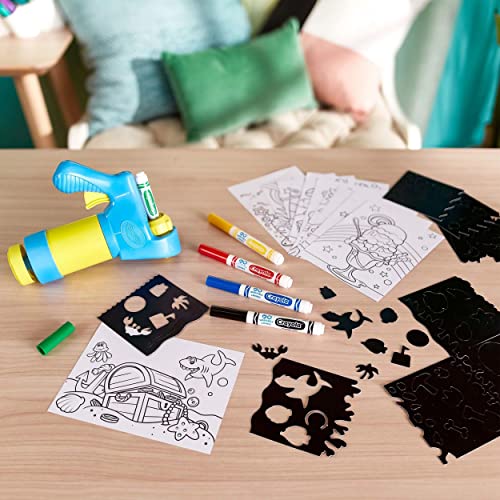 Crayola Mini Marker Sprayer, Marker Airbrush Kit, Gift For Kids, 7, 8, 9, 10 #TOP2