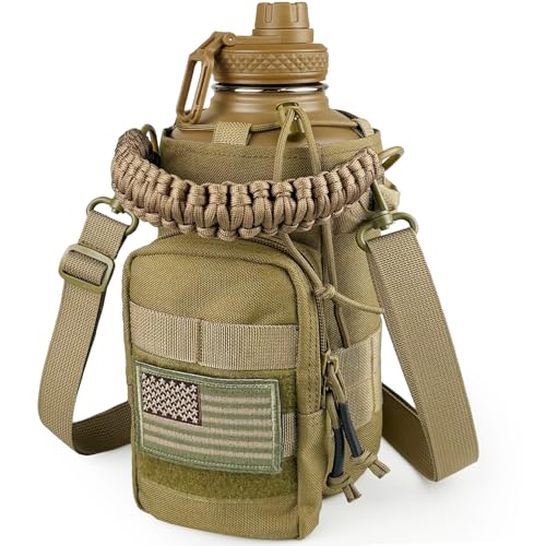 DEFUNX Half Gallon Water Bottle with Sleeve...