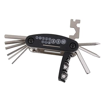 AFPIN Cycle 15 in 1 Cycle Tool kit Multi-Purpose Mountain Cycle Repair Tool kit Allen Key Spoke Cycle Tool kit Set All Cycle - image, photos