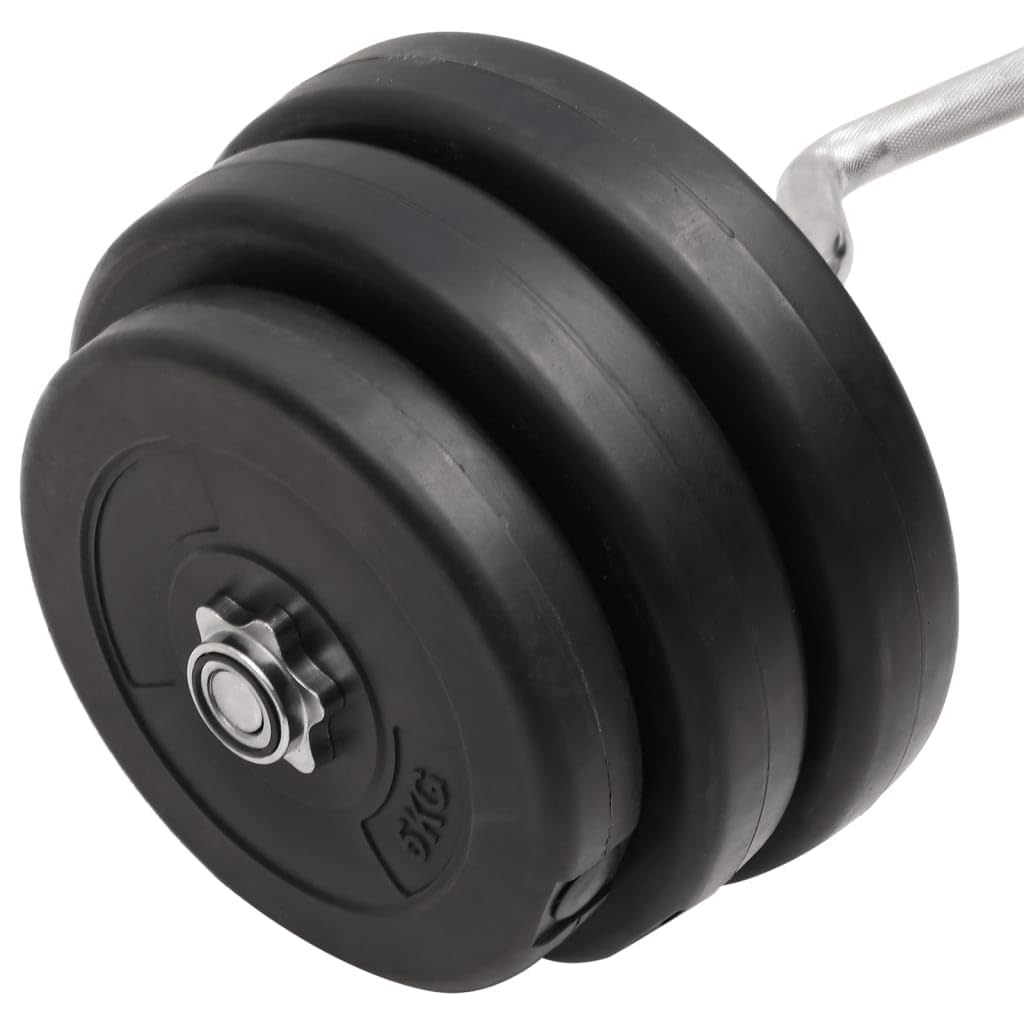 Mancuerna Curl con Discos 90 kg,Deportes,Fitness y musculación,Levantamiento de Pesas,Peso Libre,91.77kg-3145023