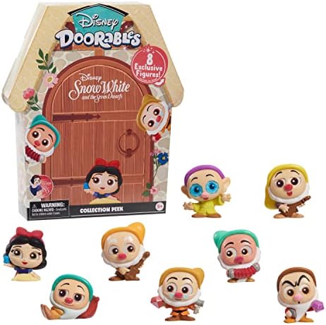 Disney Doorables Snow White Collection Peek, Officially Licensed Kids Toys for Ages 5 Up, Gifts and Presents by Just Play