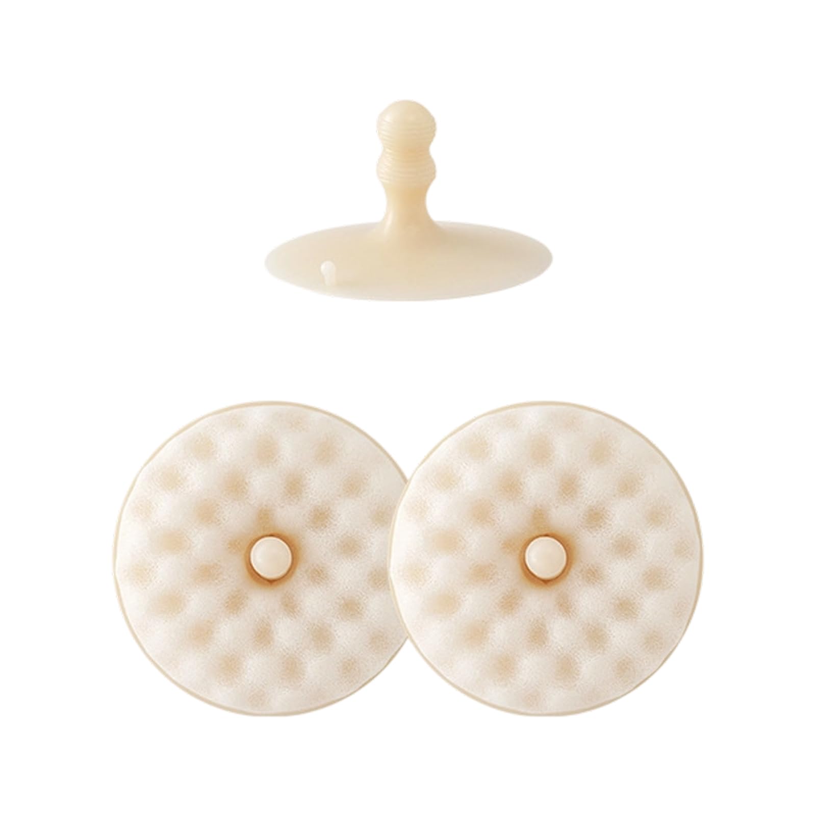 Tsophreniq Scratch Scrub Pad for Home Appliances and Car Surfaces with Sink Mount MultiPurpose Sponge with Suction Cup
