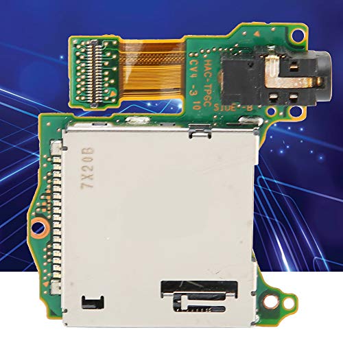 Image of Professional Game Host Card Slot for Switch, Game Cartridge Card Slot Host Reader Tray Earphone Hole Port Fit for Console Card Slot Replacement