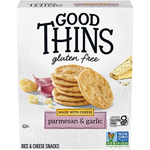 Good Thins Parmesano y ajo Arroz y queso Snacks galletas sin gluten 100 ml