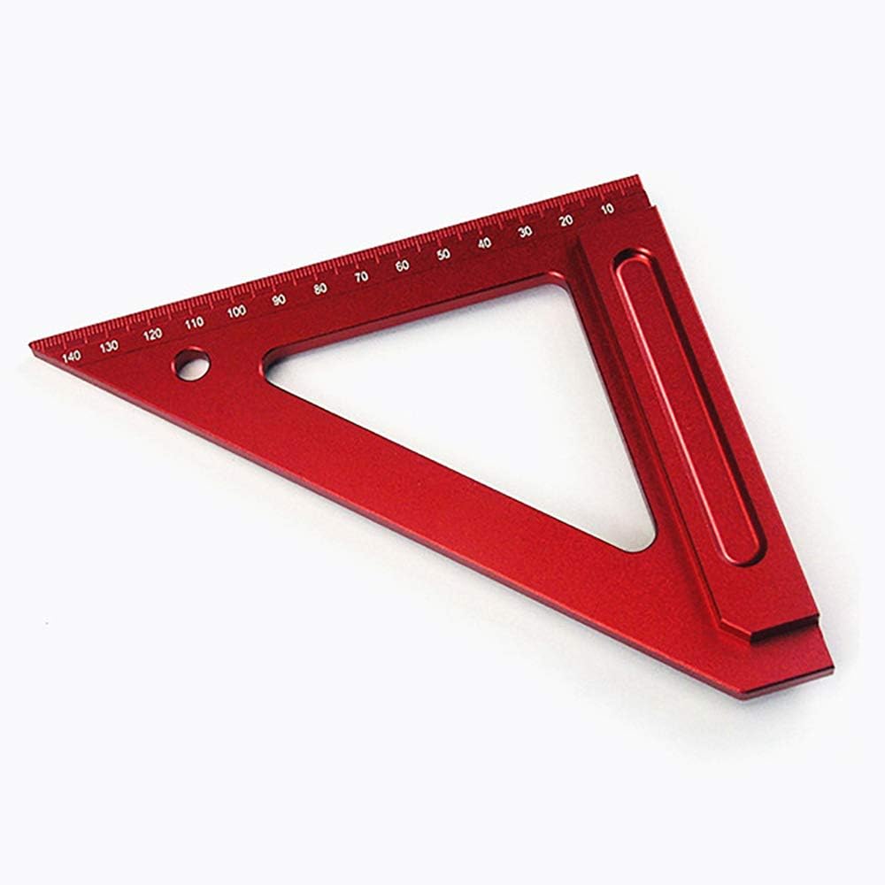 Aluminum Alloy Triangle Ruler Woodworking Triangle Ruler Square Ruler Woodworking Aids Woodworking Measuring Tools 150mm