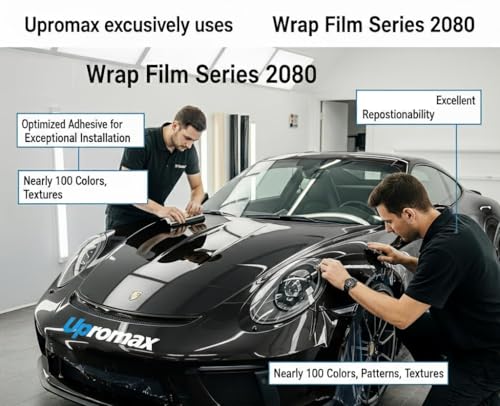 Image of Gloss Black Vinyl Wrap, Made with 3M 2080 Chrome Delete 2in x 5ft