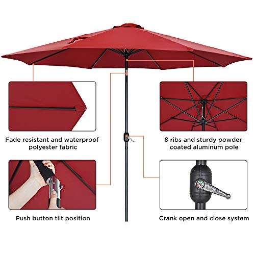 Patio Watcher 11 Ft Patio Umbrella Outdo Buy Online In Brunei At Desertcart