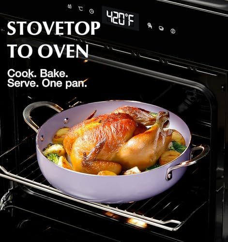 KOCH SYSTEME Purple Ceramic Pan