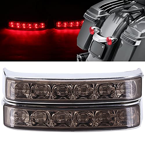 2PCS LED Saddlebag Motorcycle Tail Lights with Brake Light Running Turn Signal Lights Compatible With 2014-2020 Harley Touring Street Road Glide Electra Ultra Classic Ultra Limited CVO
