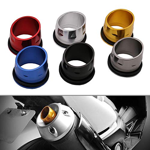 Ajcoflt Bico de escape Ponta Da Motocicleta Cobertura Decorativa Tubo de Escape Plugue Da Boca Modif