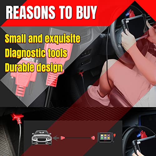 Ryryil Obd2 Obdii Main Cable For Autel Scanner Mx808 Mk808 Ds808 Mp808 Mp808S Mk906 Ms906 Ms906Cv 16 Pin Obdii Cable Db15 Programming Cable Connector Diagnostic Tool Replacement #TOP2