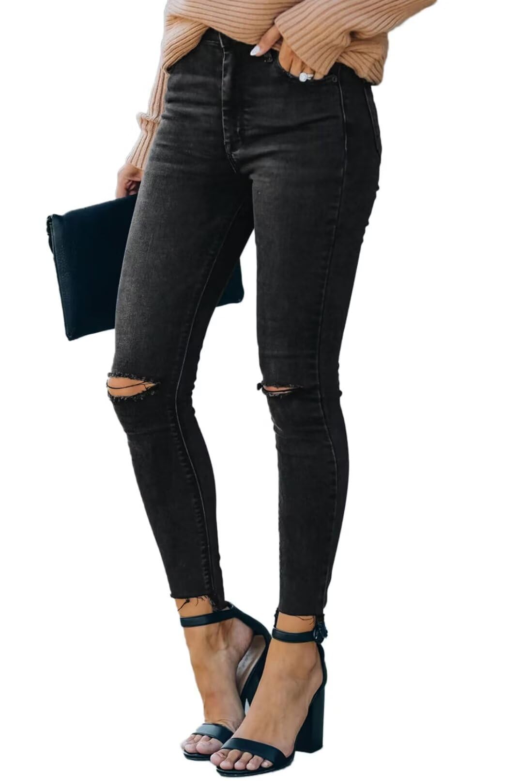 Allimy Damen Jeans