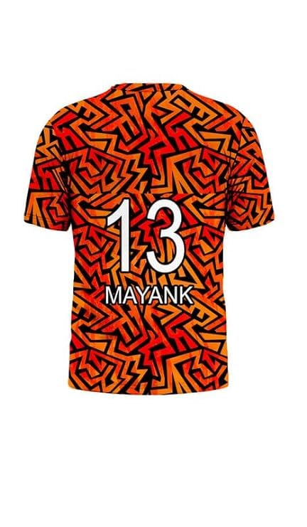 Image of Sports India IPL Cricket Team T Shirt Jersey for (Kid's, Boy's & Mens) L777
