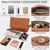 BITUOR Crossbody Bags Women, Crossbody Bags For Ladies, Pu Leather Medium Over the Purse Shoulder Bag and Flap Cross Body Handbags with Multi Pockets & Adjustable wide shoulder straps #4