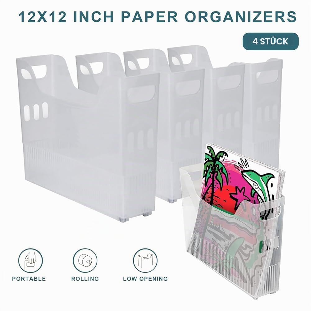 aufbewahrung 12 inch papier Osmond 4 Stück Papieraufbewahrung von 30,5 x 30,5 cm, von Scrapbook-Papier mit Rädern, Aufbewahrung von Scrapbooking-Papier, x 12 Küche, Haushalt & Wohnen Farbe-Color:38. Pistacchio Gebrauchtes Ultimate CF 7 Kaltern saving design fits IKEA