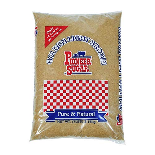 Again Products Pioneer Sugar | Golden Light Brown Sugar | 7 lb | Pure & Natural