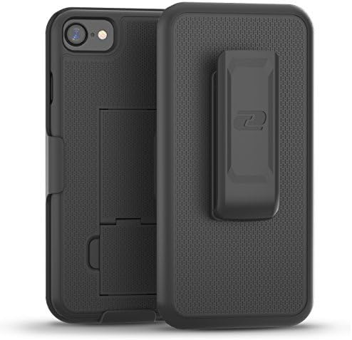 Encased DuraClip for iPhone SE 2022 3rd Gen Case with Belt Clip and Kickstand Holster (Fits iPhone 7/8/SE)