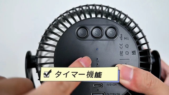 Amazon | 【10000mAh電池内蔵】usb扇風機 充電式クリップ 卓上扇風機