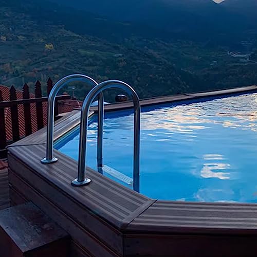 Escalera para piscina de acero inoxidable antideslizante 2/3 peldaños miniatura 3