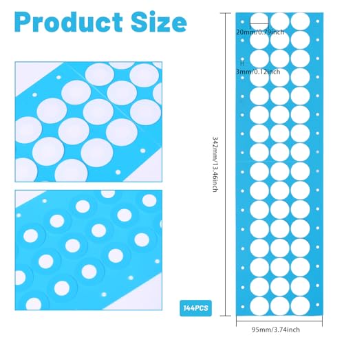 Image of CHGCRAFT 144Pcs Synthetic Filter Paper Stickers 20mm 0.22 m Filter Patch Sticker Disc Adhesive Filter Patch Sticker Wide Mouth Filter Paper for Mushroom Cultivation Jar Lids Mason Jars