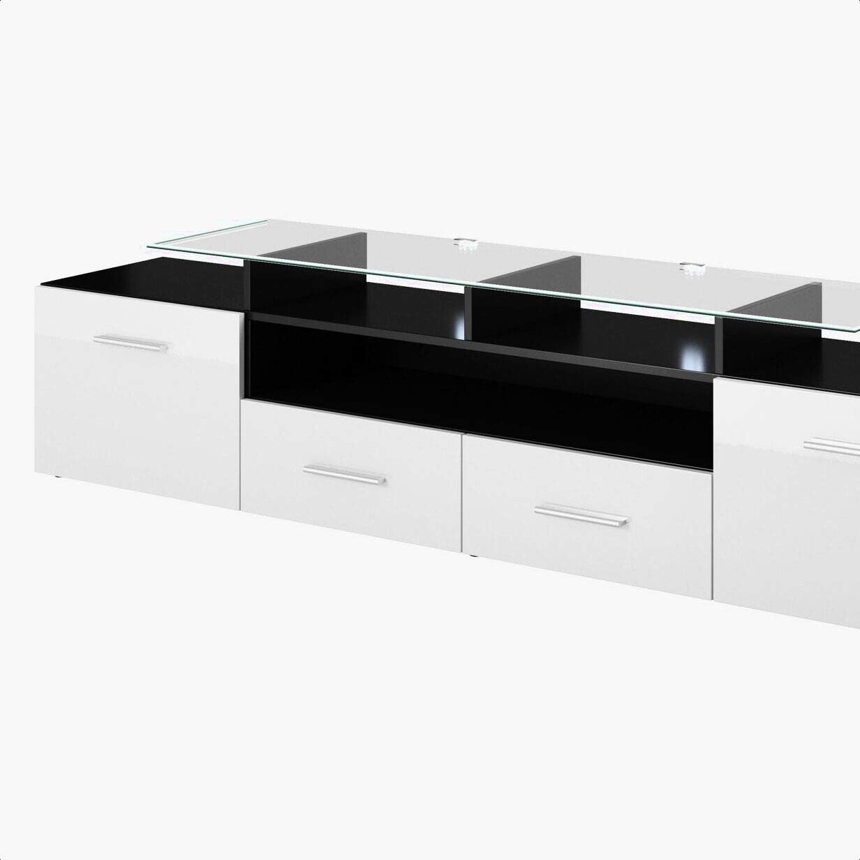 Aghancrossy TV Stand, Number of Drawers 2, Overall 76.3