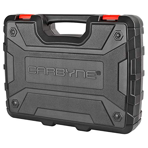 Carbyne Master Hex & Torx Bit Socket Set, 84 Pieces | Sae & Metric - S2 Steel Bits, Chrome Vanadium Steel Sockets, Corrosion Resistance, Durable Storage Case | 1/4", 3/8" & 1/2" Drive #TOP7