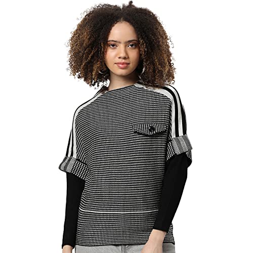 Image of PINACOLADA Women's Zip-Front Hoodie with Contrast Drawstring for Casual Wear | Hooded Neck | Long Sleeve | Zipper Closure | Cotton Sweatshirt Crafted with Comfort Fit for Everyday Wear