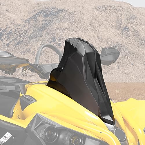 A & UTV PRO Raised Hood Vent for Can-Am Renegade X MR 570 1000R 2016 2017 2018 2019 2020 2021, Hood Intake Air Relocation Extension Accessories, Replace OEM # 705009685, Black, 1PC by A & UTV PRO - Used condition - US$81.11