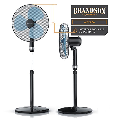 Brandson - Ventilatore a piantana classico - 42 cm...