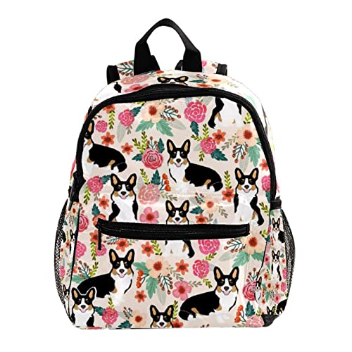 Sac à dos multicolore enfants motif marguerites 30,5 cm pour fille garçon
