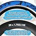 WEEROCK Bike Tire Kid Bike Tires 20 Inch Tires (56-406) 2 Pack 20 x 2.1 Folding Bead Replacement Tyre with 20In Inner Tubes for 20