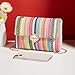 Imagen de FFWTPY Bolso Mujer Clutches de Paja Tejido Elegante la Tarde Bandolera Bolsa Playa Bohemio Casual Crossbody con Cadena para Vacaciones Viaje Uso Diario