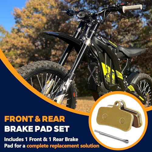 Image of 2-Pack Front and Rear Disc Brake Pads Replacement for Surron Light Bee X /S, Segway X160 X260, Talaria Sting R MX3 MX4 Electric Dirt Bike Parts