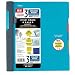 Five Star Advance Spiral Notebook, 3 Subject, College Ruled Paper, 150 Sheets, 11" x 8-1/2", Teal (73140)