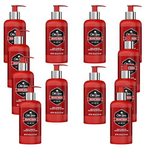 Old Spice Beard Wash for Men, Classic Scent, Gentle Beard Shampoo, Cleans & Refreshes Facial Hair, 7.6 fl oz (Pack of 12)