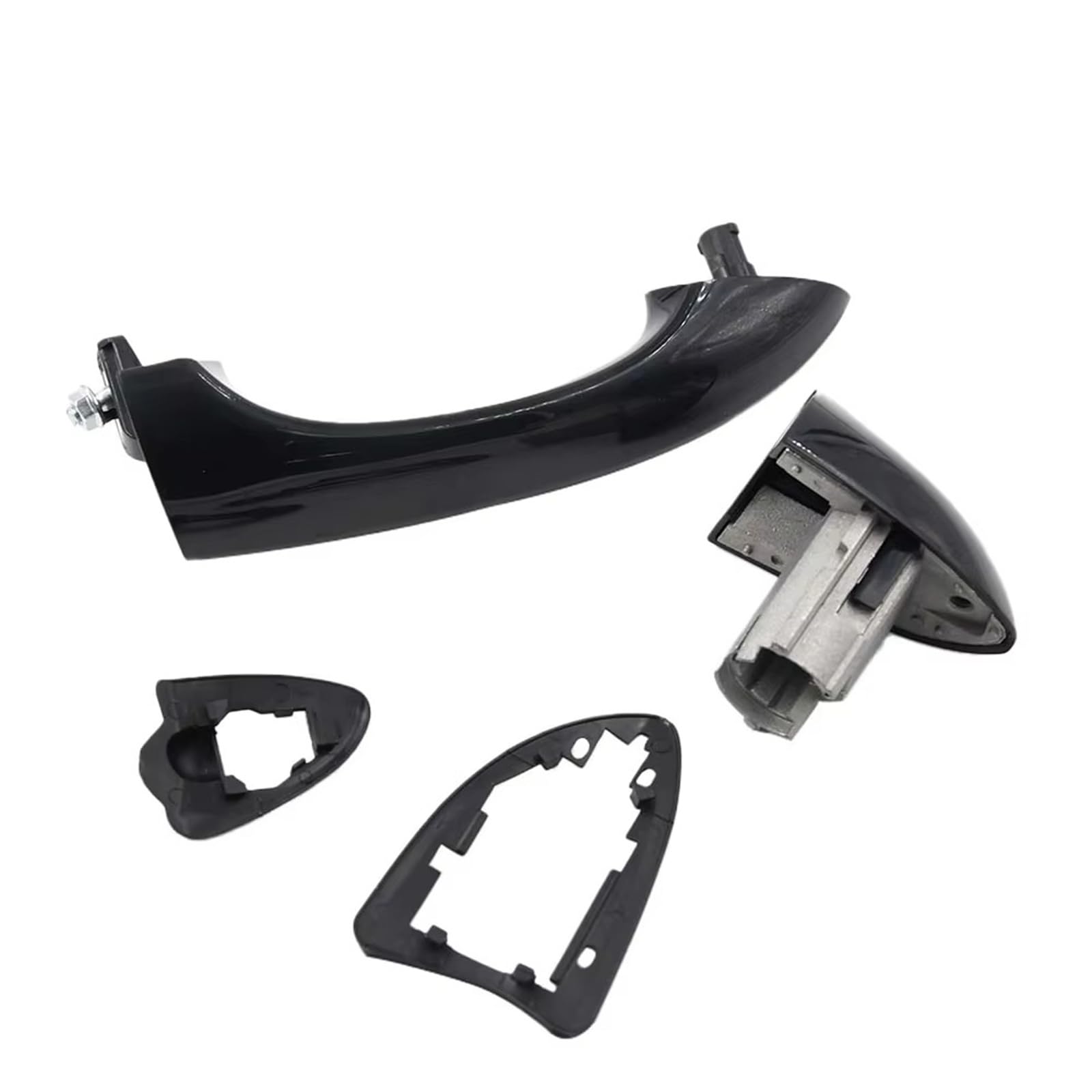 Qjahxkf Lhd Rear Right Replacement Exterior Door Handles Car Front Left Right/Rear Left Right Outside Door Handle 51218243617 51218243618 For Bmw For X5 E53 2000-2006 Outer Handle(Lhd Rear Right)