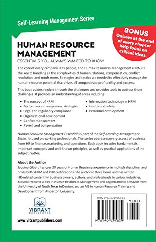 Human Resource Management Essentials You Always Wanted To Know (Self-Learning Management Series) #TOP1