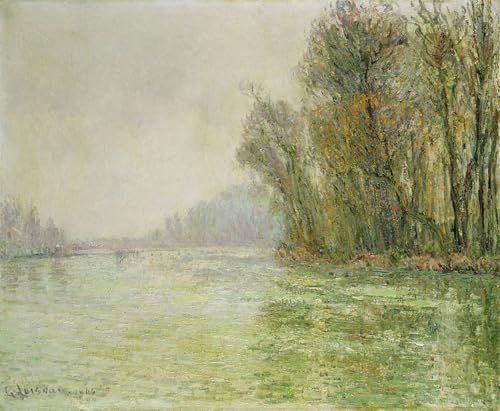 Peinture pour décoration salon Gustave Loiseau en impression sur toile de qualité