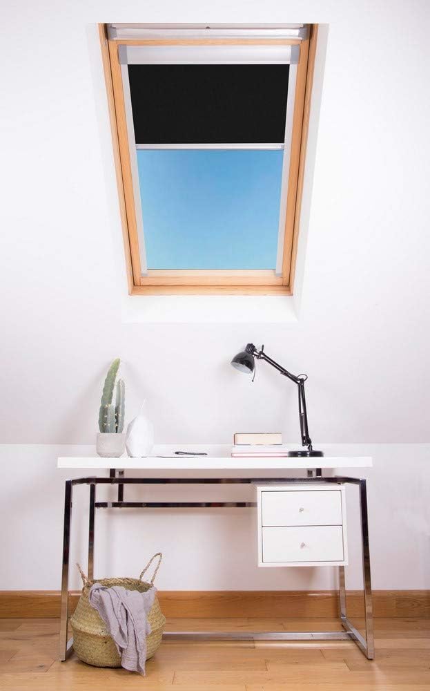 Bloc Skylight Blind for Velux Roof Windows Blockout, Black, MK04