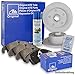 Produktbild Original ATE Bremsscheiben hinten + ATE Bremsbeläge Bremsklötze Bremsenset Bremsenkit Komplettset Hinterachse + Bremsenreiniger