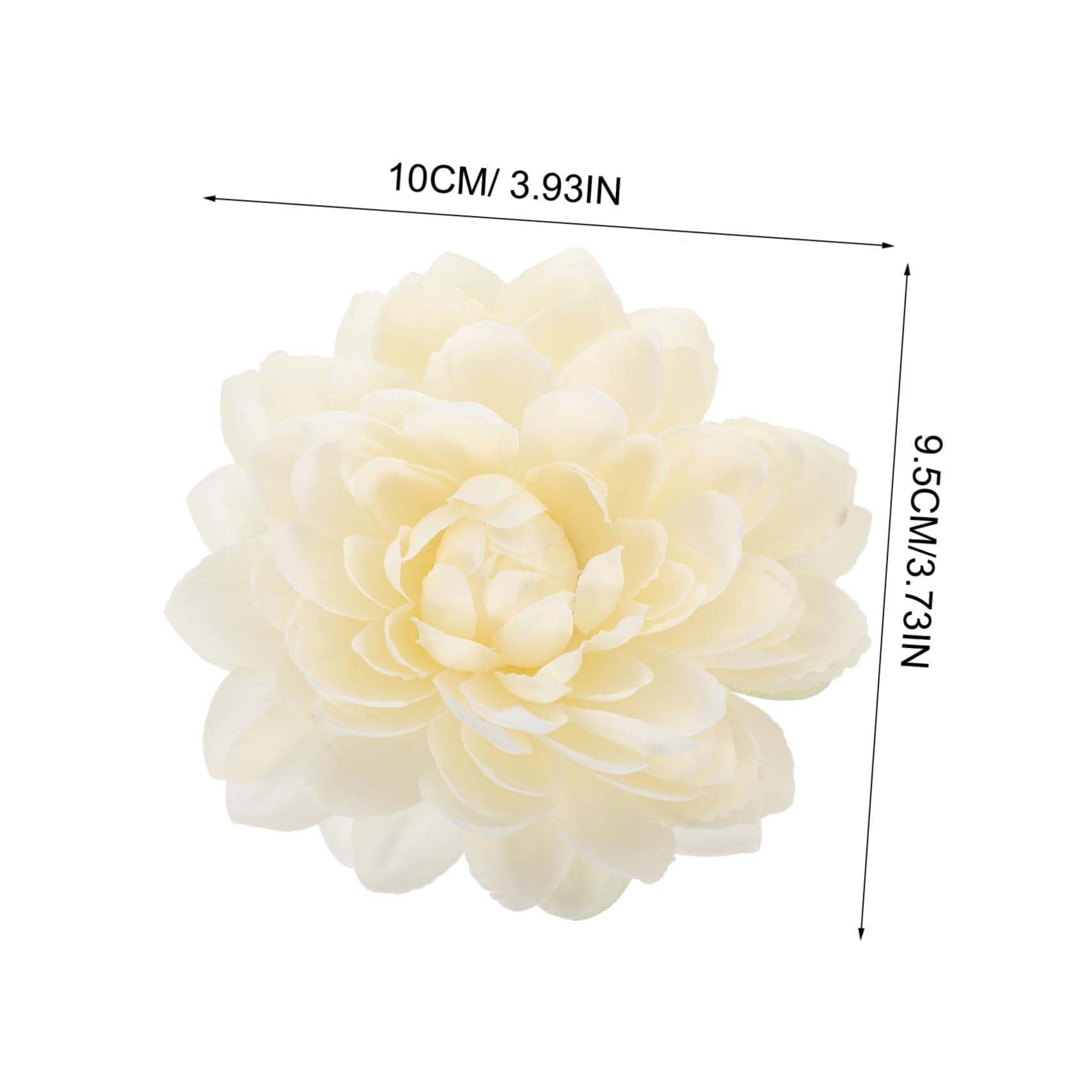 Cabilock Lot De 4 Boucles De Rideau en Plastique Et Métal Pinces À Rideau À Fleurs Force De Serrage Élevée pour La Décoration Intérieure 2 Pièces X 4