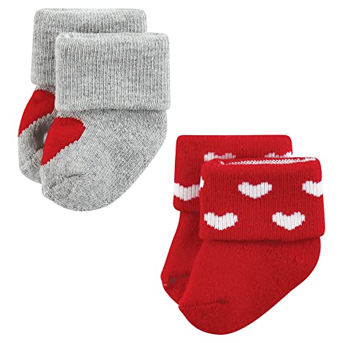 Image of Hudson Baby Baby 8-pack Cotton Rich Newborn and Terry Socks