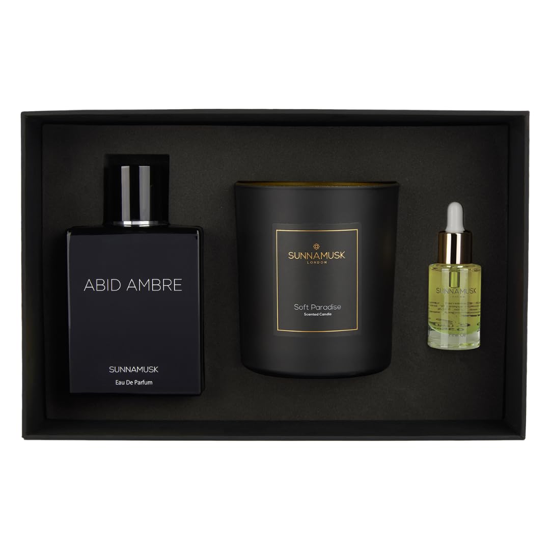 Abid Ambre Sunnamusk Perfume Sunnamusk London Abid Ambre Gift Set